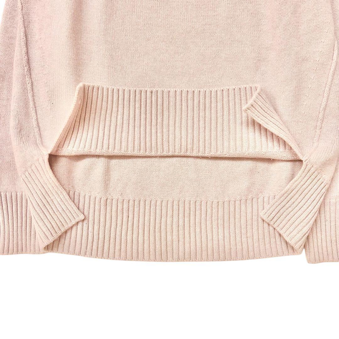 本日限定❣️カシミヤ64%＊ドゥロワー 7G天竺クルーネックニット S 定価9万