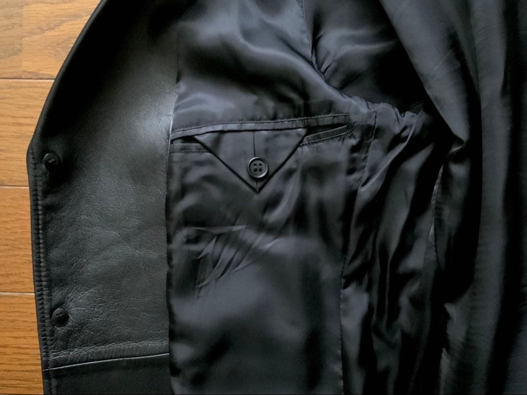 90s 00s Paul Smith ラム レザー テーラード ジャケット