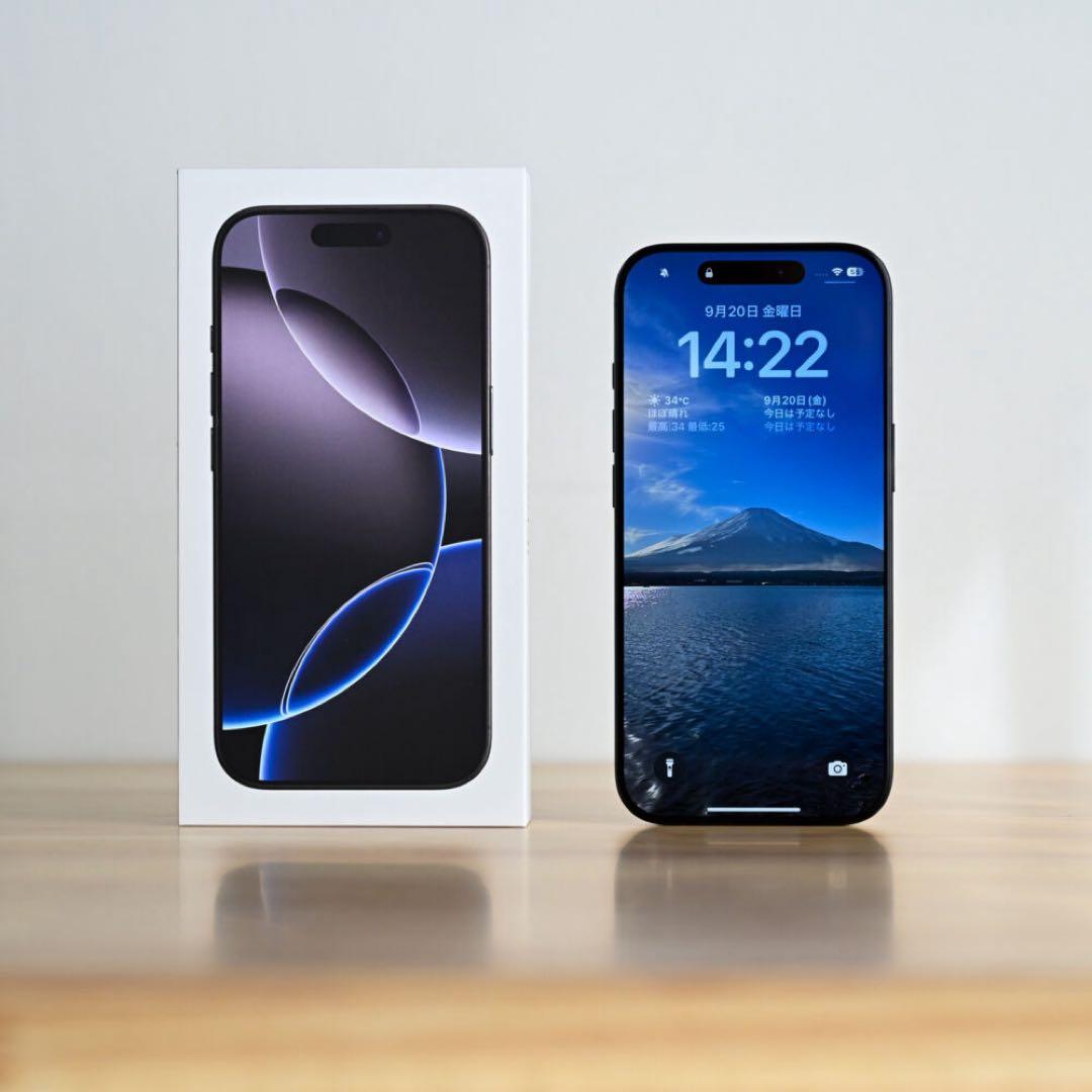 iphone 16 Pro 256gb バッテリー98% 充放電229回