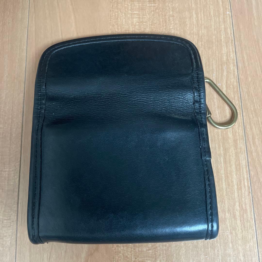 オールドコーチ ケース キーリング付 コンパクトウォレット 本革